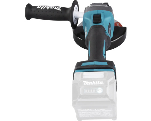 Accu haakse slijper met extra handgreep van het merk Makita