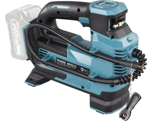 Makita acculuchtpomp met slang en batterij