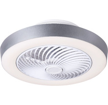 GLOBO Plafondventilator Gharr Ø 55 cm wit-grijs
