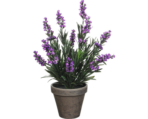 Kunstplant Lavendel in pot, paars