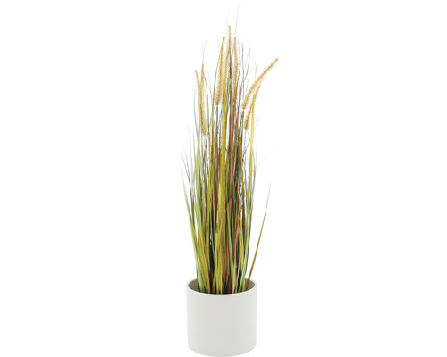 Decoratieve kunstplant met grassen in pot