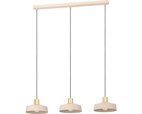 Hanglamp met drie lampen aan een houder