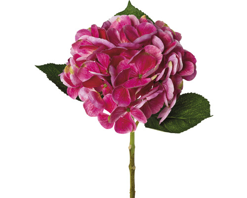 Kunstplant Hortensia roze H 48 cm