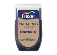 FLEXA Creations muurverf kleurtester Rich Butterscotch 30 ml