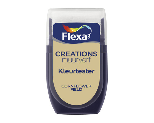 Flexa Creations muurverf kleurtester korenbloemveld