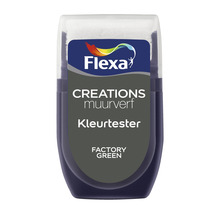 FLEXA Creations muurverf kleurtester Factory Green 30 ml