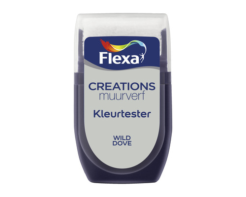 FLEXA Creations muurverf kleurtester Wild Dove 30 ml Flexa Creations muurverf kleurtester