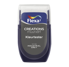 Flexa Creations muurverf kleurtester Industrial Grey