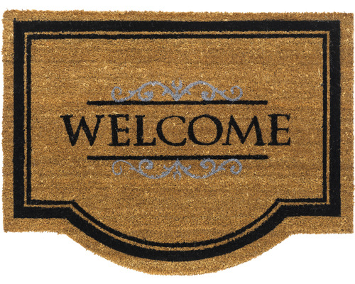 HAMAT Kokosmat Welcome natuur 60x80 cm HAMAT Kokosmat Welcome natuur 60x80 cm