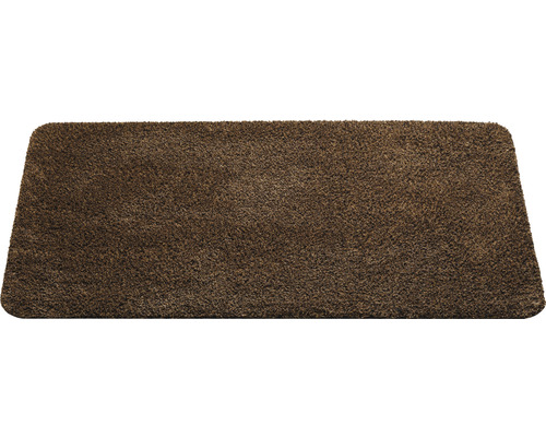 Bruine badmat van textiel