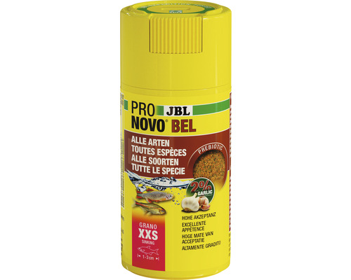 JBL ProNovo Bel Visvoer granulaat XXS click 100 ml JBL Pro Novo Bel visvoer voor alle vissoorten
