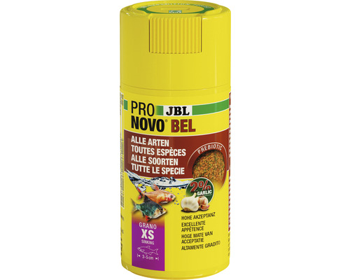 JBL ProNovo Bel Visvoer granulaat XS click 100 ml JBL NovoBel visvoer voor alle vissoorten