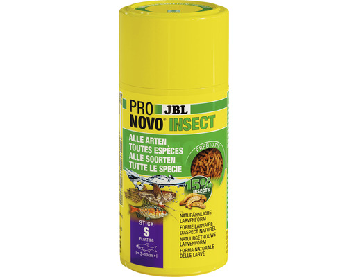 JBL ProNovo Insect Visvoer sticks S 100 ml JBL Pro Novo Insectenvoer voor alle vissoorten