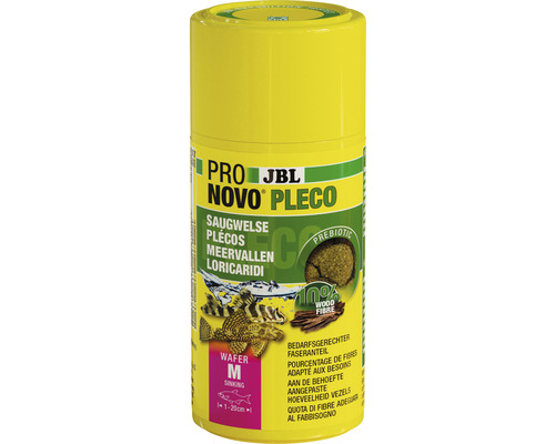 JBL ProNovo Pleco Wafer Visvoer tabletten M 100 ml JBL Novo Pleco visvoer tabletten voor zuigmeervallen
