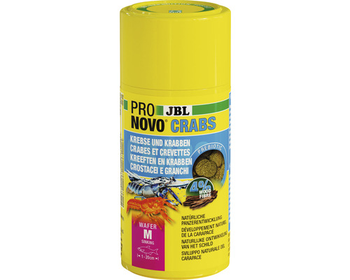 JBL ProNovo Crabs Wafer Visvoer tabletten M 100 ml JBL Pro Novo Crabs Voer voor kreeften en krabben