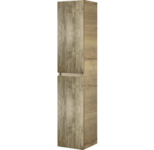 SANOX Hoge badkamerkast Frozen 3D met greep 170x35x35 cm french oak