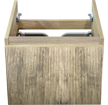 SANOX Wastafelonderkast Frozen 3D met greep 40x40x45 cm french oak