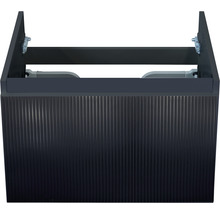 SANOX Wastafelonderkast Frozen 3D 40x60 cm zwart mat