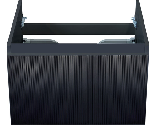 SANOX Wastafelonderkast Frozen 3D 40x60 cm zwart mat
