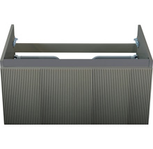 SANOX Wastafelonderkast Frozen 3D 40x80 cm petrol