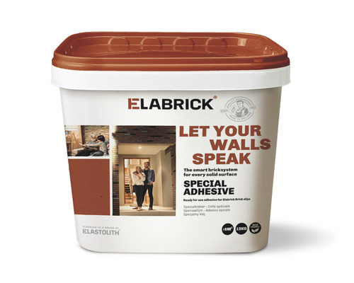 ELABRICK Lijmmortel antraciet 15 kg