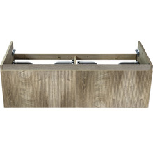 SANOX Wastafelonderkast Frozen 3D 40x120 cm grain oak