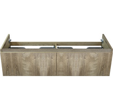 SANOX Wastafelonderkast Frozen 3D 40x140 cm grain oak