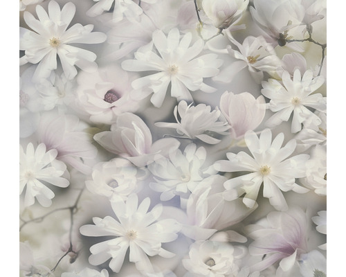 A.S. CRÉATION Vliesbehang 38722-3 Pint Walls bloemen grijs Behang met magnolia bloemenmotief