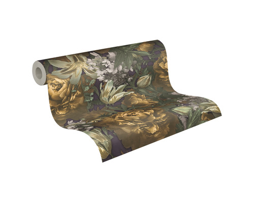 Behangrol met bloemmotief