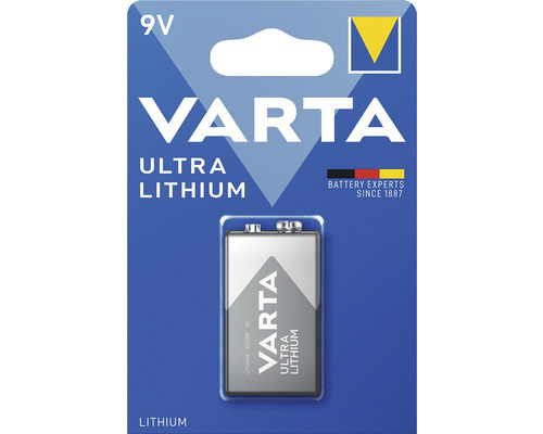 VARTA Blokbatterij Ultra Lithium 6LR61 9V