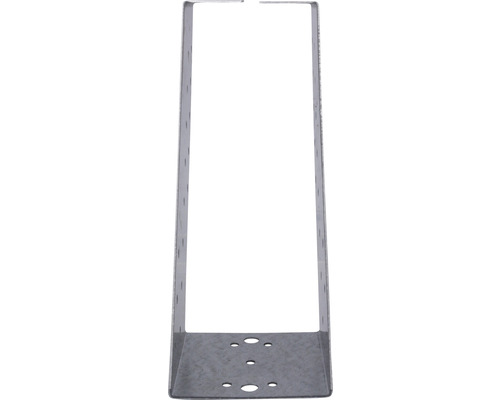 Metalen paalhouder met gaten voor bevestiging