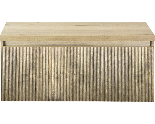 SANOX Badkamermeubel Frozen 3D 100 cm french oak