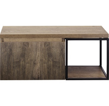 SANOX Badkamermeubelset Frozen 3D met wastafelblad 43x100x45 cm charleston