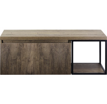 SANOX Badkamermeubelset Frozen 3D met wastafelblad 43x120x45 cm charleston