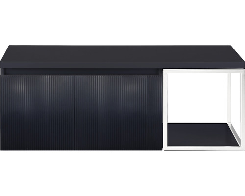 SANOX Badkamermeubel Frozen 3D 120 cm zwart mat