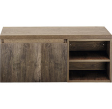 SANOX Badkamermeubelset Frozen 3D met wastafelblad 43x100x45 cm charleston