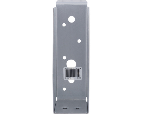 Metalen paalhouder met gaten