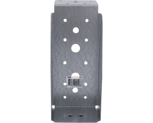 Metalen paalhouder met gaten voor schroeven