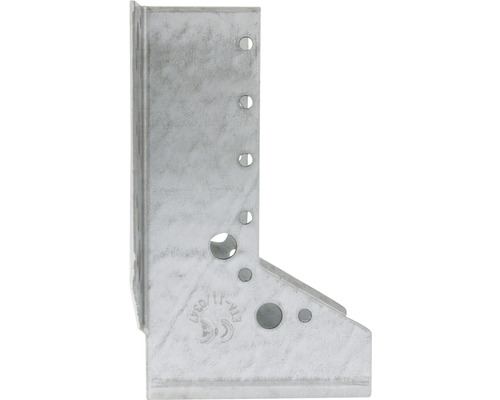 Hoekverbinder van metaal met gaten voor bevestiging