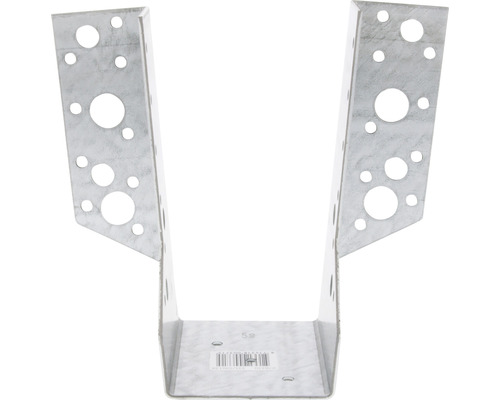 Metalen balkverbinder met gaten voor houtconstructies