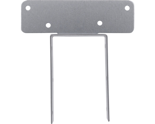 Metalen paalhouder met bevestigingsgaten