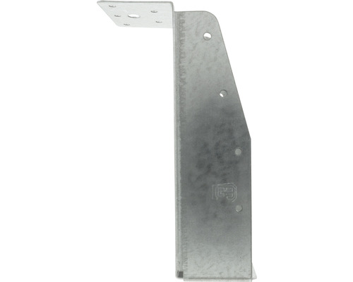 Metalen paalhouder voor de bevestiging van houten palen