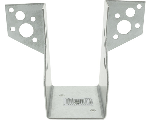 Metalen balkdrager met gaten voor bevestiging