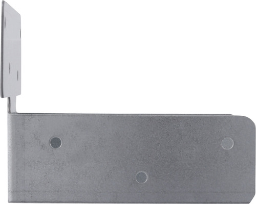 Metalen hoekverbinder met bevestigingsgaten