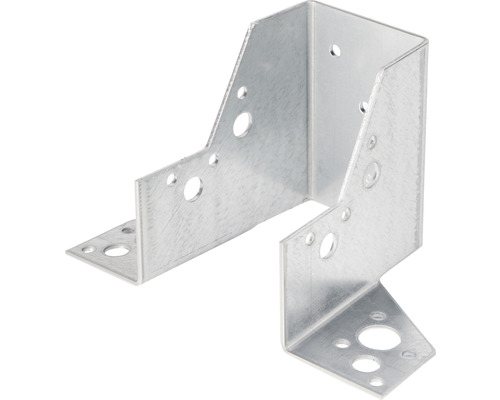 Metalen paalhouder met gaten voor bevestiging