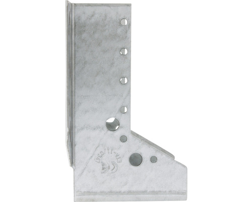 Hoekverbinder van metaal met gaten voor bevestiging