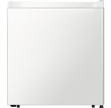 Vooraanzicht van een witte wasmachine onderkast