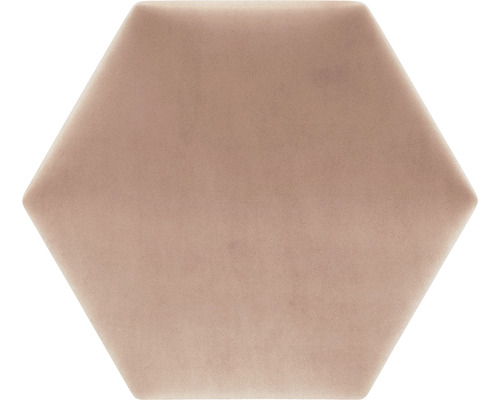 Zeshoekige wandtegel van velvet