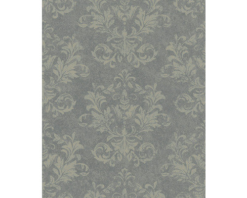MARBURG Vliesbehang 34015 Habitat ornament grijs Behang met bloemmotief