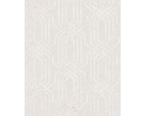 MARBURG Vliesbehang 34043 Habitat geometrisch lichtroze Behang met geometrisch patroon